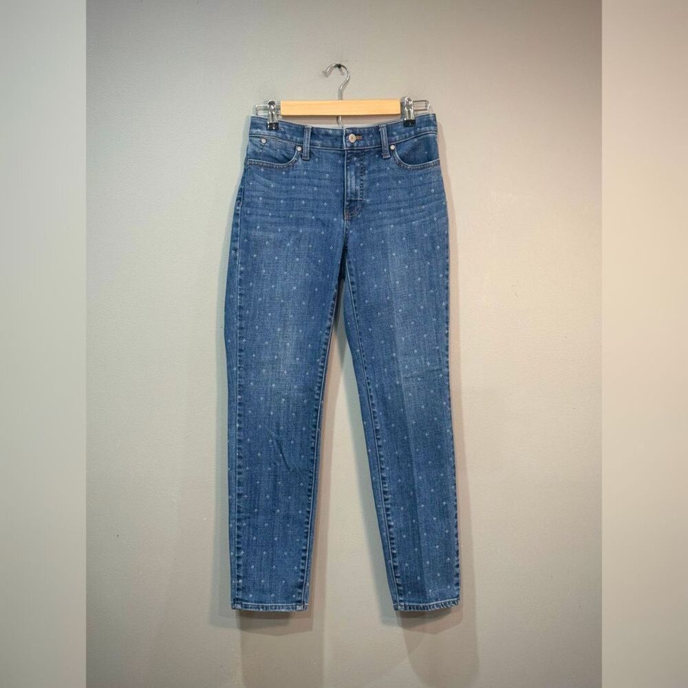 Blue Talbots Flawless Slim Ankle Jeans Size 2 EUC